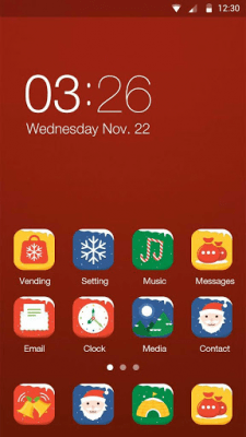 Capture d'écran de l'application Christmas Hola Launcher Theme - #2