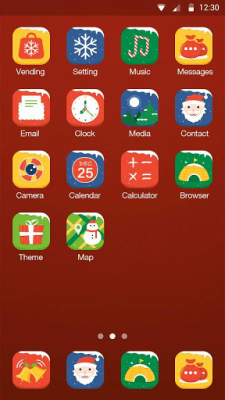 Capture d'écran de l'application Christmas Hola Launcher Theme - #3