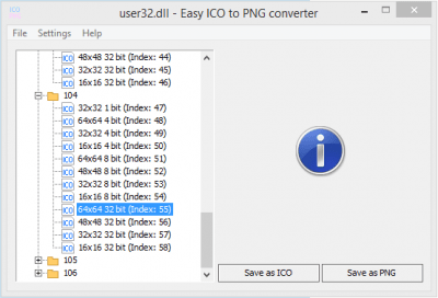 Capture d'écran de l'application Easy ICO to PNG Converter - #1