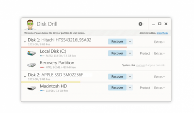 Capture d'écran de l'application Disk Drill - #1