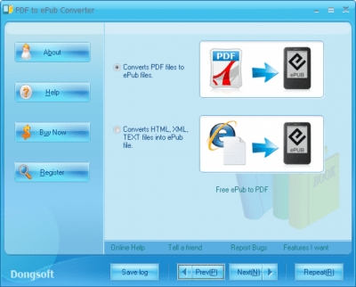 Capture d'écran de l'application PDF to ePub Converter - #1