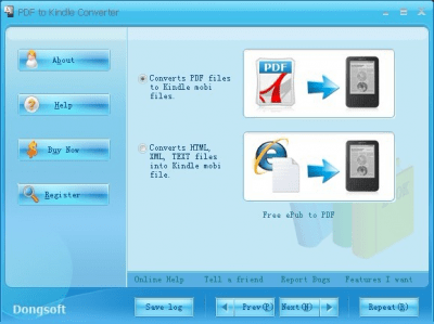 Capture d'écran de l'application PDF to Kindle Converter - #1