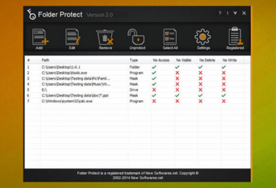 Capture d'écran de l'application Folder Protect - #2