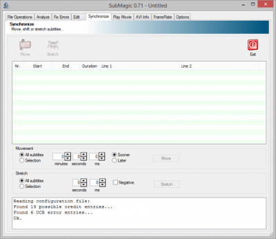 Capture d'écran de l'application SubMagic - #4