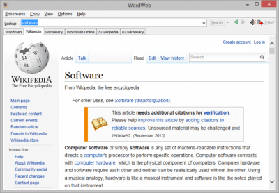 Capture d'écran de l'application WordWeb - #2