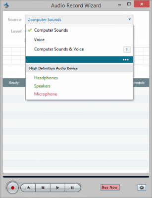 Capture d'écran de l'application Audio Record Wizard - #3