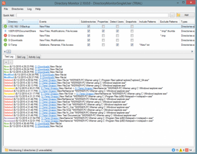 Capture d'écran de l'application Directory Monitor - #1