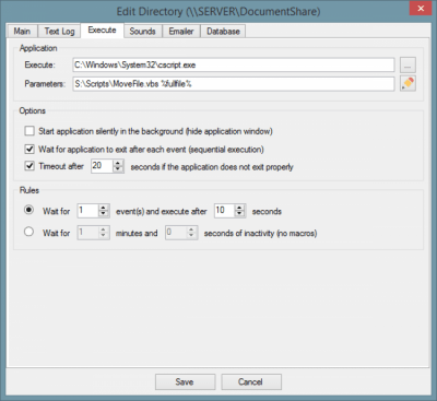 Capture d'écran de l'application Directory Monitor Portable - #2