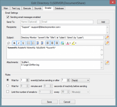 Capture d'écran de l'application Directory Monitor Portable - #3