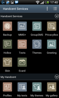 Capture d'écran de l'application Handcent 6 Skin(Samsung style) - #3