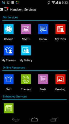 Capture d'écran de l'application Handcent 6 Skin (Metro Style) - #4