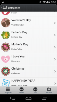 Capture d'écran de l'application Handcent 6 Skin (MIUI Style) - #3