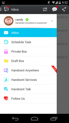 Capture d'écran de l'application Handcent 6 Skin (MIUI Style) - #7