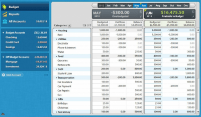 Capture d'écran de l'application YNAB - #1