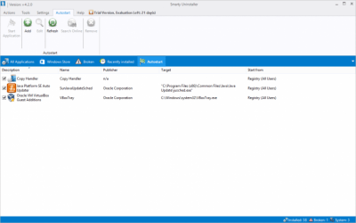 Capture d'écran de l'application Smarty Uninstaller - #3
