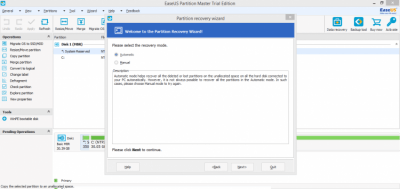Capture d'écran de l'application EaseUS Partition Master Professional - #3
