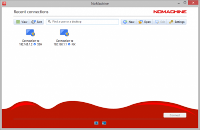 Capture d'écran de l'application NoMachine - #1