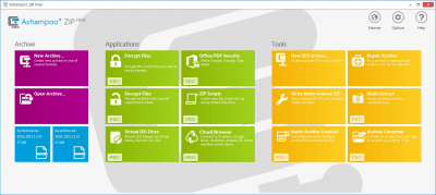 Capture d'écran de l'application Ashampoo ZIP FREE - #1