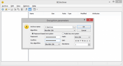 Capture d'écran de l'application BCArchive - #1