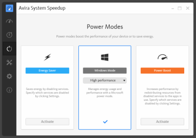 Capture d'écran de l'application Avira Free System SpeedUp - #3