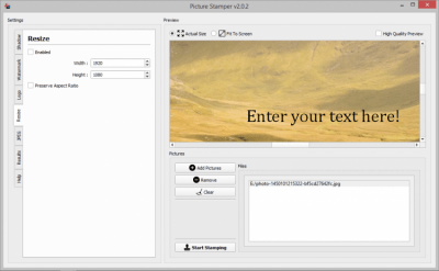 Capture d'écran de l'application Picture Stamper - #3