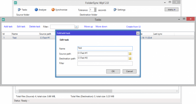 Capture d'écran de l'application Folder Sync - #3