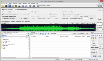 Capture d'écran de l'application MP3 Stream Editor - #2