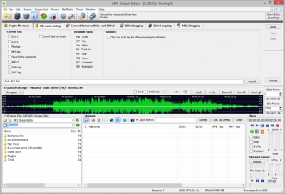 Capture d'écran de l'application MP3 Stream Editor - #3