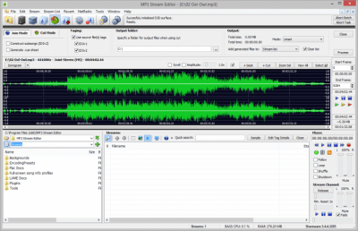 Capture d'écran de l'application MP3 Stream Editor - #5