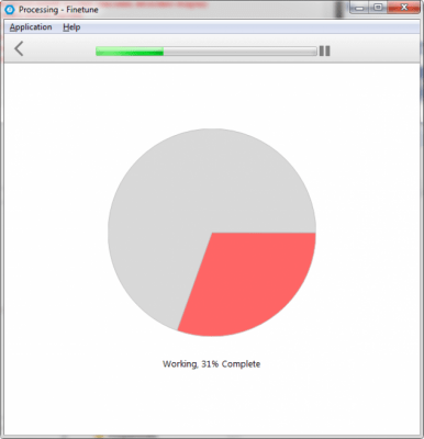 Capture d'écran de l'application Finetune - #3