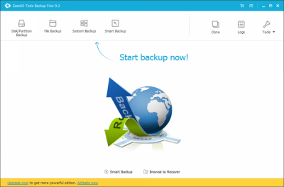 Capture d'écran de l'application EaseUS Todo Backup Free - #1