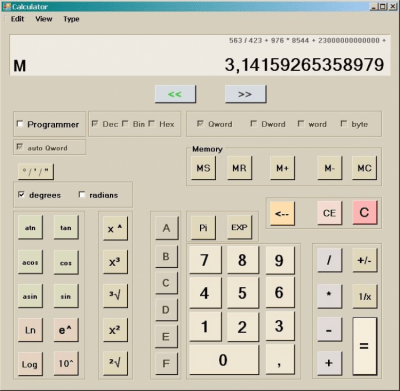 Capture d'écran de l'application Calculatrice scientifique - #1