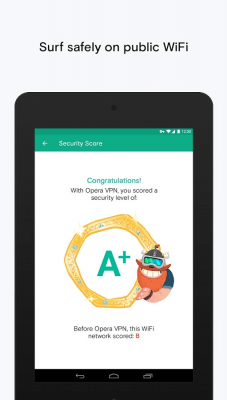 Capture d'écran de l'application Opera Free VPN - #4