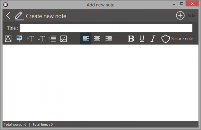 Capture d'écran de l'application ZenR Notes - #3