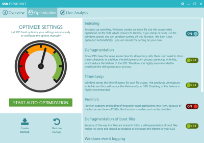 Capture d'écran de l'application SSD Fresh - #3