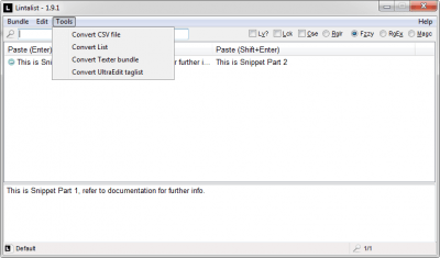 Capture d'écran de l'application Lintalist - #3