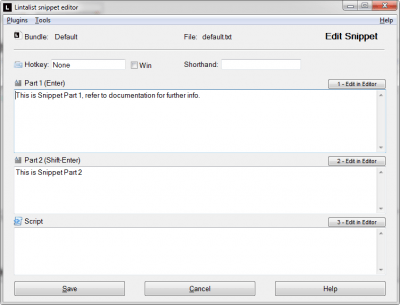 Capture d'écran de l'application Lintalist - #4