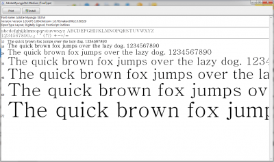 Capture d'écran de l'application Typograf - #2