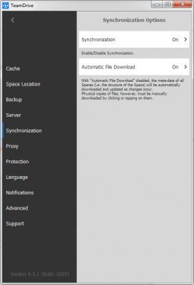 Capture d'écran de l'application TeamDrive - #2