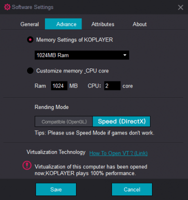 Capture d'écran de l'application KOPLAYER - #4