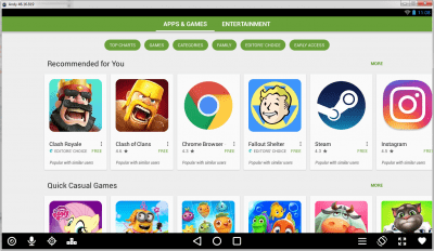 Capture d'écran de l'application Andy - #7