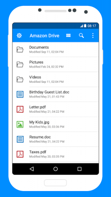 Capture d'écran de l'application Amazon Drive - #5