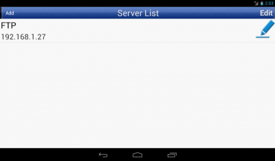 Capture d'écran de l'application FTP Sprite Pro - #3