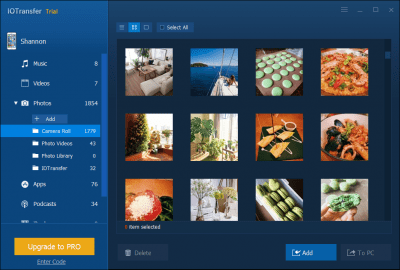 Capture d'écran de l'application IOTransfer - #4