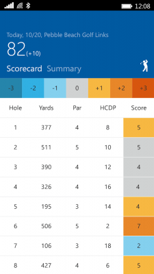 Capture d'écran de l'application Microsoft Band - #5