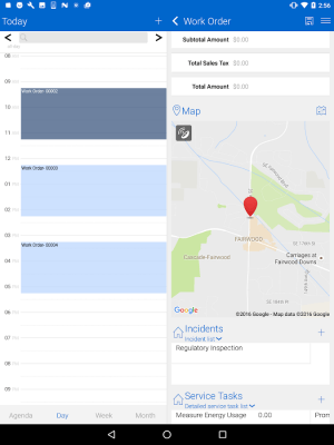 Capture d'écran de l'application Field Service Mobile (2017) - #5