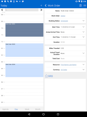Capture d'écran de l'application Field Service Mobile (2017) - #6