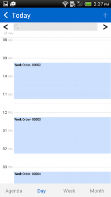 Capture d'écran de l'application Field Service Mobile (2017) - #8