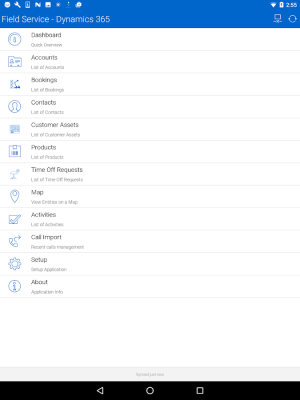Capture d'écran de l'application Field Service Mobile (2017) - #12