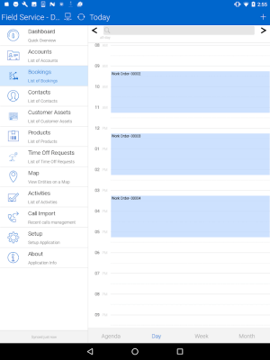 Capture d'écran de l'application Field Service Mobile (2017) - #13